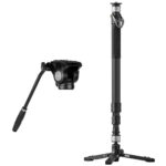 YC Onion PINETA Carbon Fiber Monopod with Fluid Head