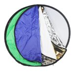 Godox 43 Inch (110cm) 7 in 1 Round Portable Collapsible Multi Disc Light Reflector (Translucent, Silver, Gold, White, Black, Green and Blue)