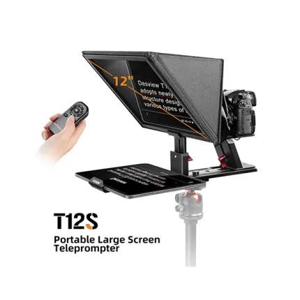 desview-t12s-129-portable-teleprompter-for-smartphonetablets-with-remote-control