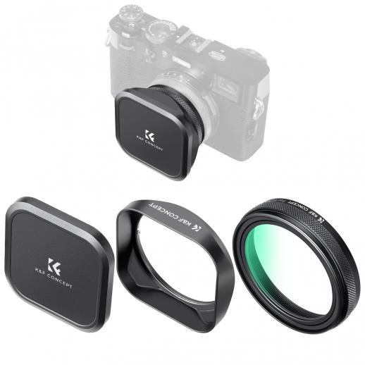 Fuji X100 Lens MCUV Filter Kit with Lens Hood & Caps – Multi-Coated HD Optical Glass | Best Price in Nairobi Kenya