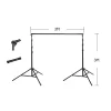Jinbei JB10-3000FPG Background Stand (3m*3m)