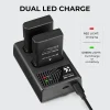 K&F Concept EN-EL14 Camera Battery Charger Set - Image 6