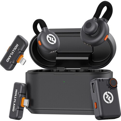 Hollyland LARK M2S Ultimate Combo 2-Person Wireless Microphone System for Cameras and Mobile Devices